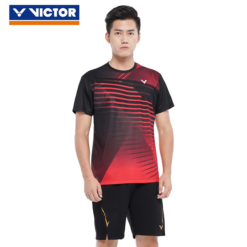 victor威克多正品羽毛球服T-00001TD T恤