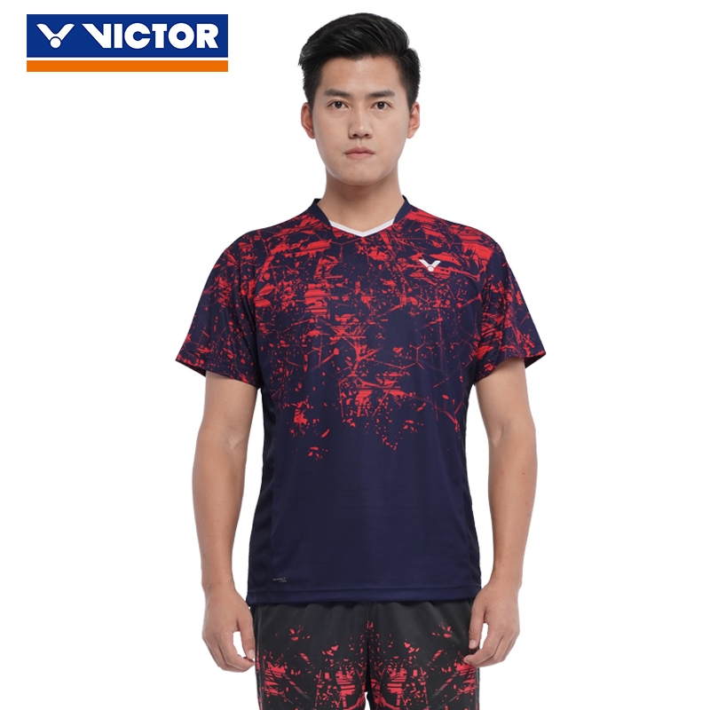victor威克多正品羽毛球服T-00009 T恤